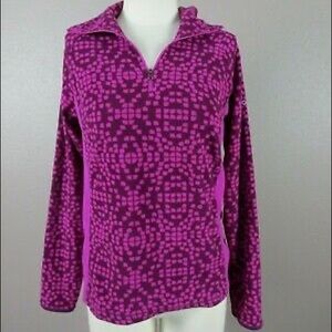 Columbia Women's Size L Purple Fleece 1/2 Zip